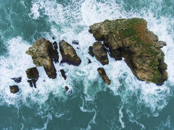 西班牙坎塔布里亚Liencres Costa Quebrada群岛 — 图库照片