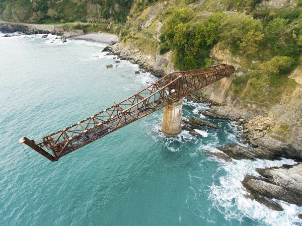 Muelle Carga Miono Cantabria España — Foto de Stock