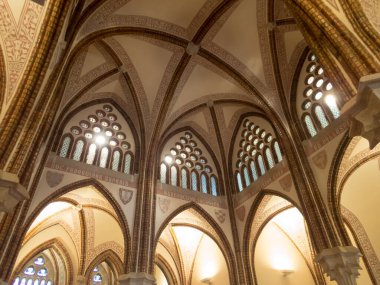 Astorga 'daki Piskoposluk Sarayı, Leon, Castilla y Leon, İspanya