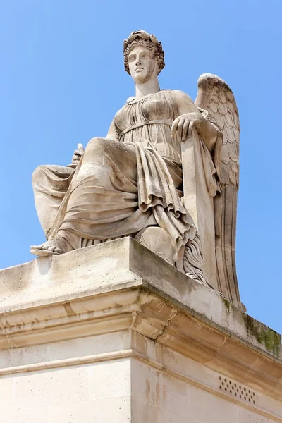 Paris France Mai 2018 Statue Légendaire France Victorieuse Près Arc — Photo