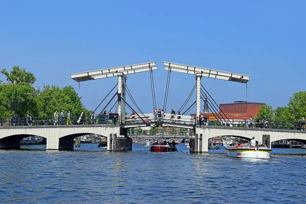 Amsterdam North Holland Netherlands May 2018 Trip Picturesque Canals Amsterdam — Stock Photo, Image