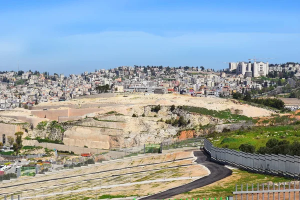 Panoramablick Auf Das Moderne Nazareth Eine Stadt Galiläa Nördlich Von — Stockfoto