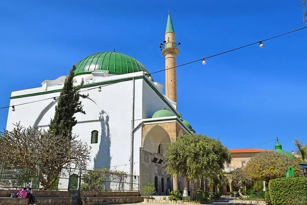 Mezquita Jezzar Pasha También Conocida Como Mezquita Blanca Acre Israel —  Fotos de Stock