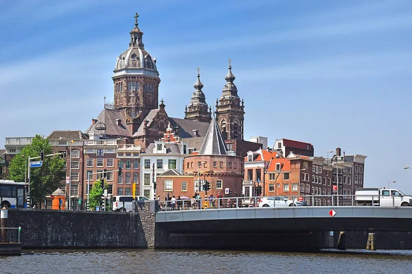Amsterdam Holandia Północna Niderlandy Maj 2018 Wycieczka Przez Malownicze Kanały — Zdjęcie stockowe