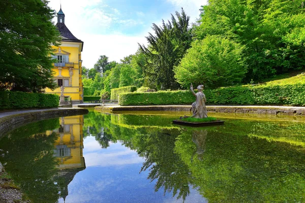 Salzbourg Autriche Mai 2019 Sculptures Étang Dans Les Jardins Publics — Photo