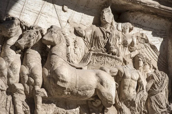 Стародавні Руїни Часів Римської Імперії Рим Італія — стокове фото