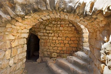 Safed eski kentinde erken ortaçağ geleneksel Yahudi yerleşim çeyrek restore, Kabala merkezi ve Yukarı Celile, İsrail Yahudi mistisizmi