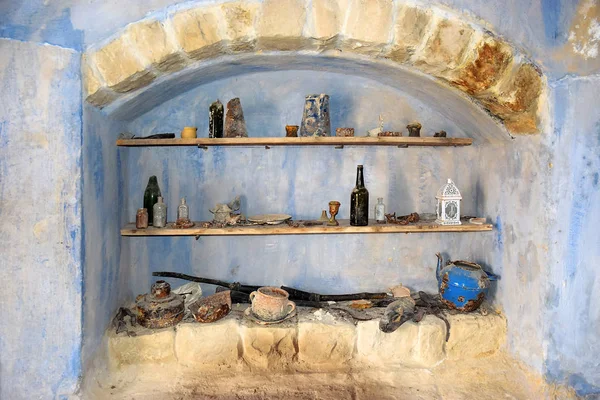 Odrestaurowana Tradycyjna Żydowska Dzielnica Mieszkaniowa Wczesnego Średniowiecza Starym Mieście Safed — Zdjęcie stockowe
