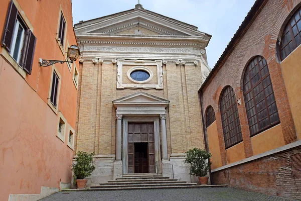 Santa Prisca Tytularny Kościół Rzymu Górze Awentyńskiej Dla Kardynałów Kapłanów — Zdjęcie stockowe