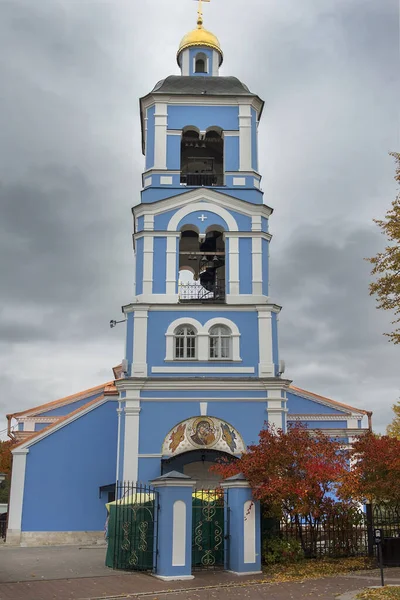 Campanario Iglesia Del Icono Primavera Dadora Vida Theotokos Reserva Parque —  Fotos de Stock