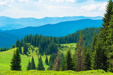 dağ tepeleri güzel dağ manzara, dağlarda yürüyüş