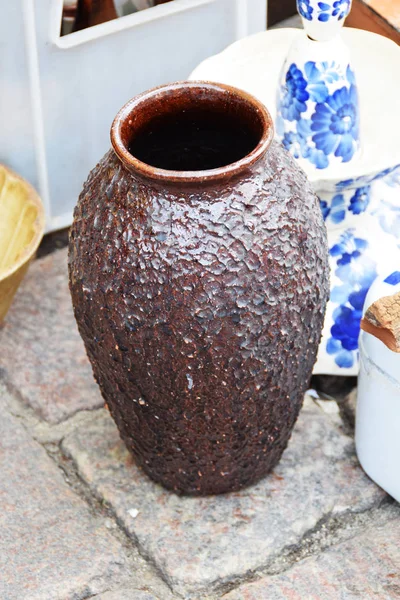 ceramic pitcher made of clay fired in the oven