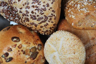 Beyaz susam tohumu Keten tohumu kabak tohumu ve yulaflı gevrek rulo