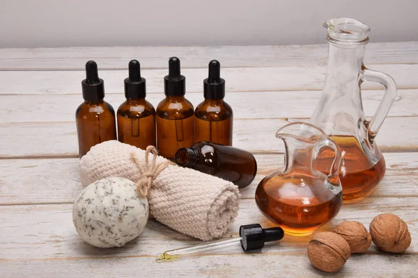 ceviz ile banyo yağı ile ev spa