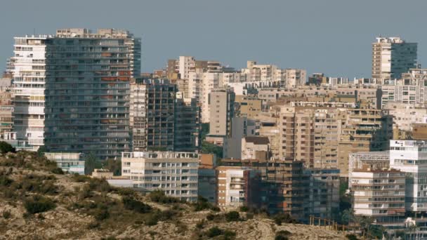 Ένα μέρος του Αλικάντε κατοικημένη περιοχή — Αρχείο Βίντεο