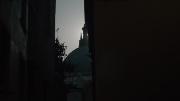 Dome of Santa Maria Basilica in Venice, Italy — Stock Video