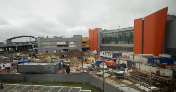 Timelapse des travaux sur chantier — Video