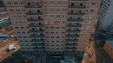 Rusya 'nın banliyölerinde inşa edilen yeni apartmanların hava manzarası