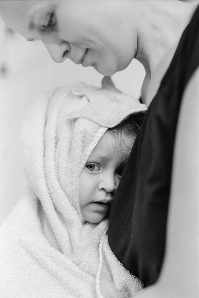 Un bebé después del baño — Foto de Stock