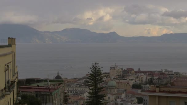 Uma vista de Nápoles — Vídeo de Stock