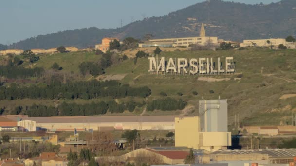 Op de aanpak van Marseille — Stockvideo