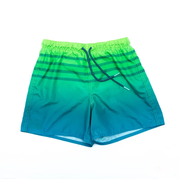 Shorts för simning på en vit bakgrund isolerad — Stockfoto