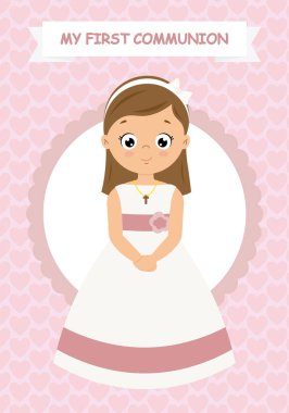 benim ilk Komünyon kız