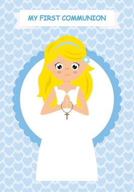 benim ilk Komünyon kız