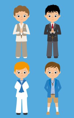 cemaat kostüm dört alt kümesini