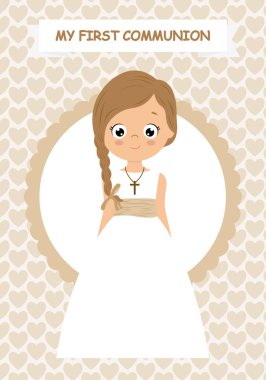 benim ilk Komünyon kız