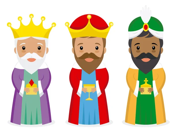 Drie Koningen Van Oriënt — Stockvector