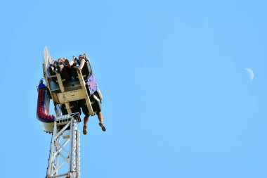 Varşova, Polonya. 21 Mayıs 2018. Cesur vatandaşlar eğlence parkı 