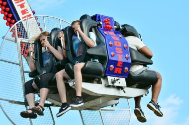 Varşova, Polonya. 21 Mayıs 2018. Cesur vatandaşlar eğlence parkı 