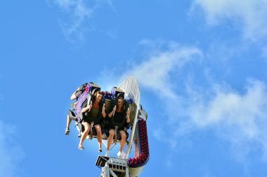 Varşova, Polonya. 21 Mayıs 2018. Cesur vatandaşlar eğlence parkı 