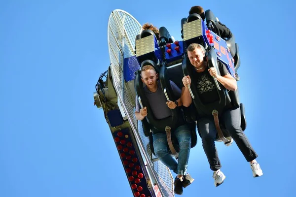 Varşova, Polonya. 21 Mayıs 2018. Cesur vatandaşlar eğlence parkı 