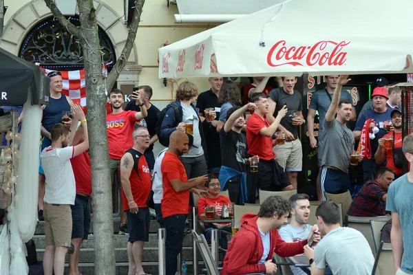 Warsaw Poland May 2018 Celebration Winning Favourites Sport Team — Stock Photo, Image