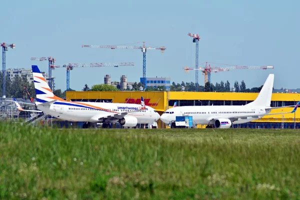 Varsavia Polonia Maggio 2018 Aeroporto Varsavia Chopin Edifici Aeroportuali — Foto Stock