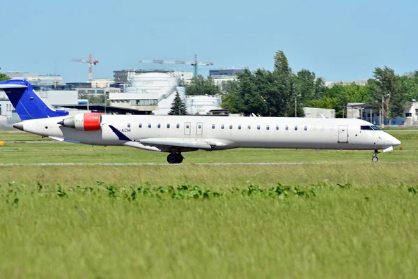 Varšava Polsko Května 2018 Osobní Letadlo Acm Nordica Bombardier Crj — Stock fotografie