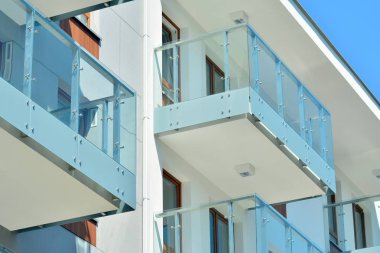 Modern apartman dış mimarisi