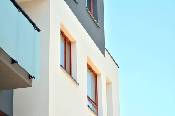 Modern Appartementencomplex Buitenkant — Stockfoto