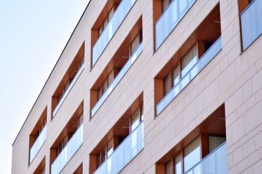 Modern apartman dış mimarisi