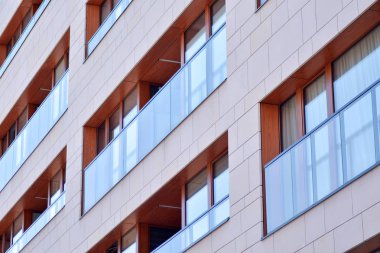 Modern apartman dış mimarisi