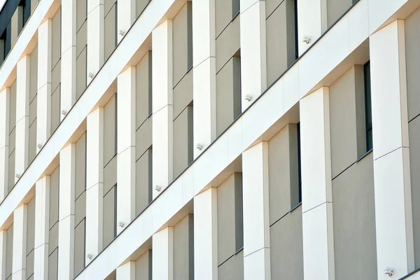 Moderna Pared Del Edificio Oficinas Acero Vidrio — Foto de Stock