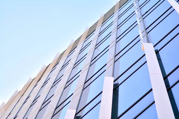 Moderna Pared Del Edificio Oficinas Acero Vidrio — Foto de Stock