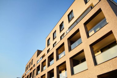 Modern apartman dış mimarisi