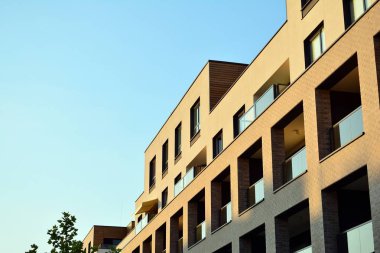 Modern apartman dış mimarisi