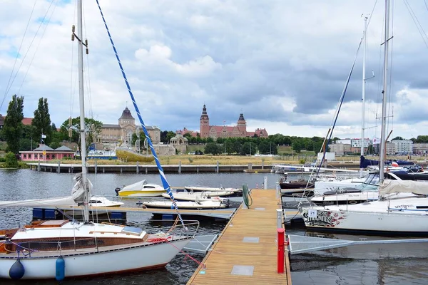 Szczecin Polen Juni 2018 Stadtansicht Der Stadt Szczecin Westpolen Mit — Stockfoto