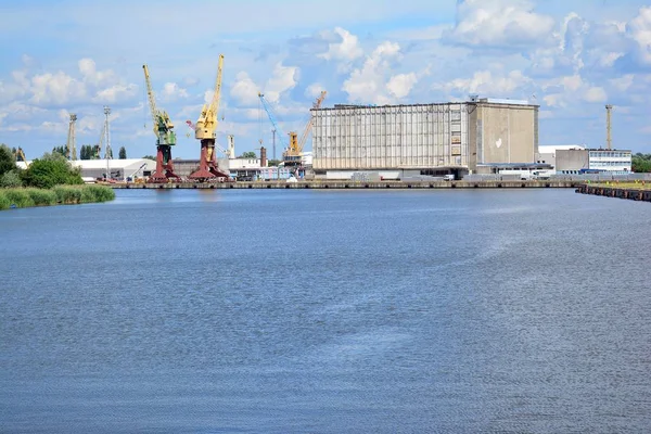 Szczecin Polónia Junho 2018 Vista Cidade Szczecin Polônia Ocidental Com — Fotografia de Stock