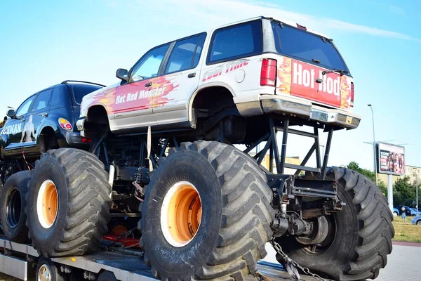 Szczecin, Polonya. 25 Haziran 2018. Canavar kamyon