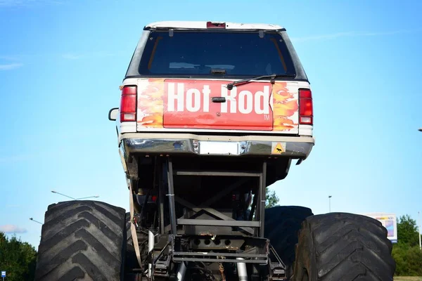 Szczecin, Polonya. 25 Haziran 2018. Canavar kamyon